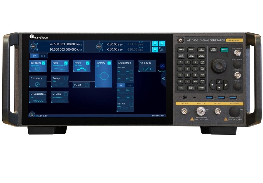 AkmeTech AT1466G Аналоговый генератор сигналов от 6 кГц до 45 ГГц