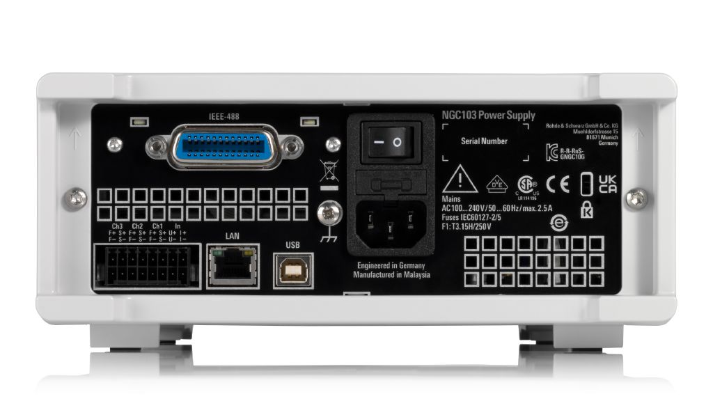 R&S NGC103-G Трехканальный источник питания постоянного тока GPIB