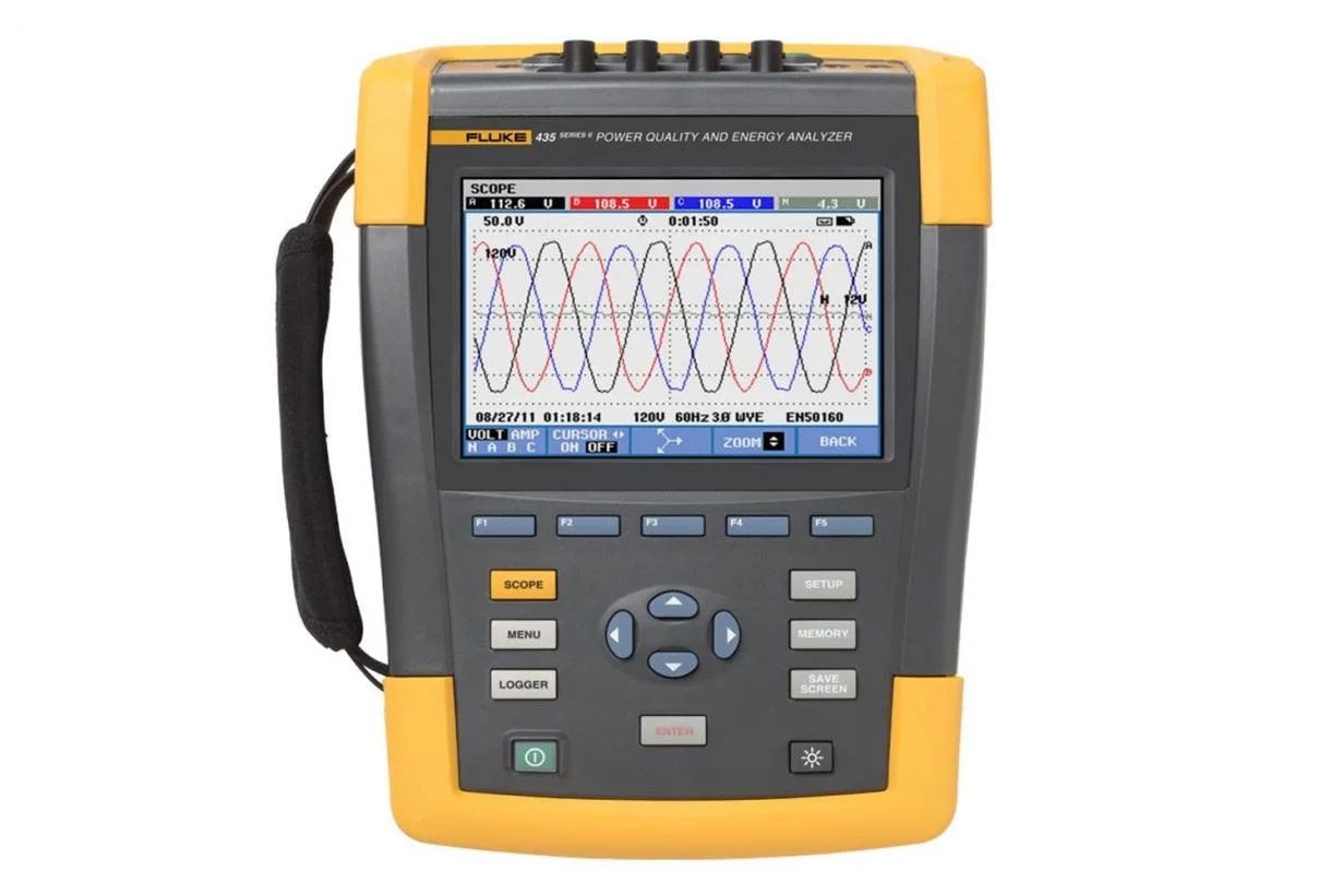 Анализатор качества электроэнергии Fluke 434-II и Fluke 435-II