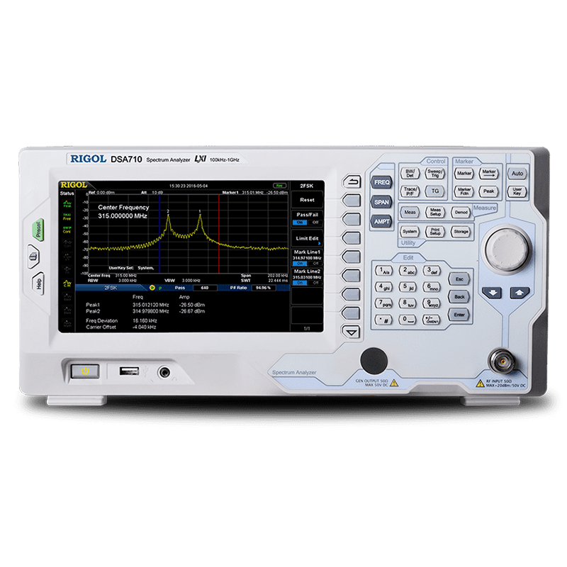 Rigol DSA710 Анализатор спектра от 100 кГц до 1 ГГц