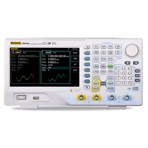 Rigol DG4202 Генератор сигналов произвольной формы 200 МГц