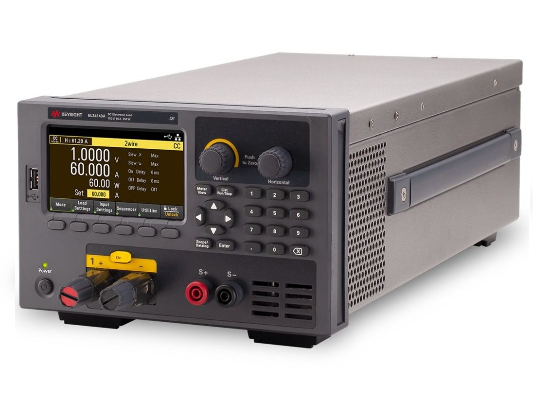 Keysight EL34143A Настольная электронная нагрузка 350 Вт, один вход 150 В, 60 А, 350 Вт