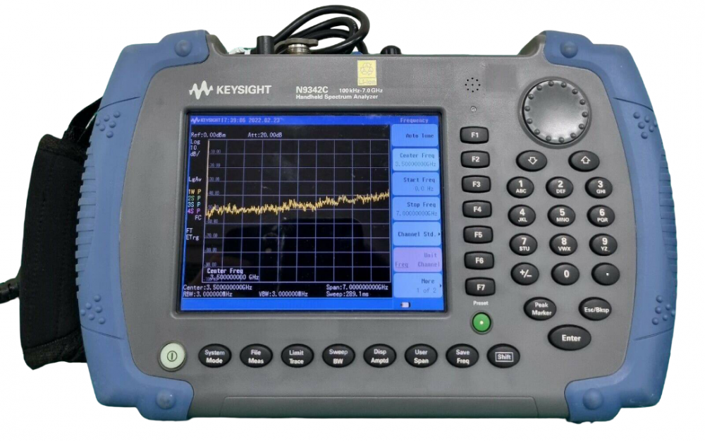 Agilent N9342C Ручной анализатор спектра от 100 кГц до 7 ГГц (демонстрационный)