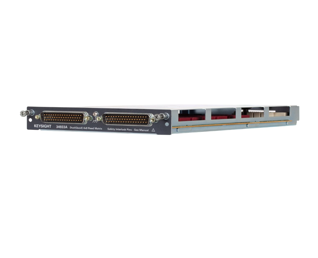 Keysight 34933A Двухканальная/четверная 4x8 герконовая матрица для 34980A
