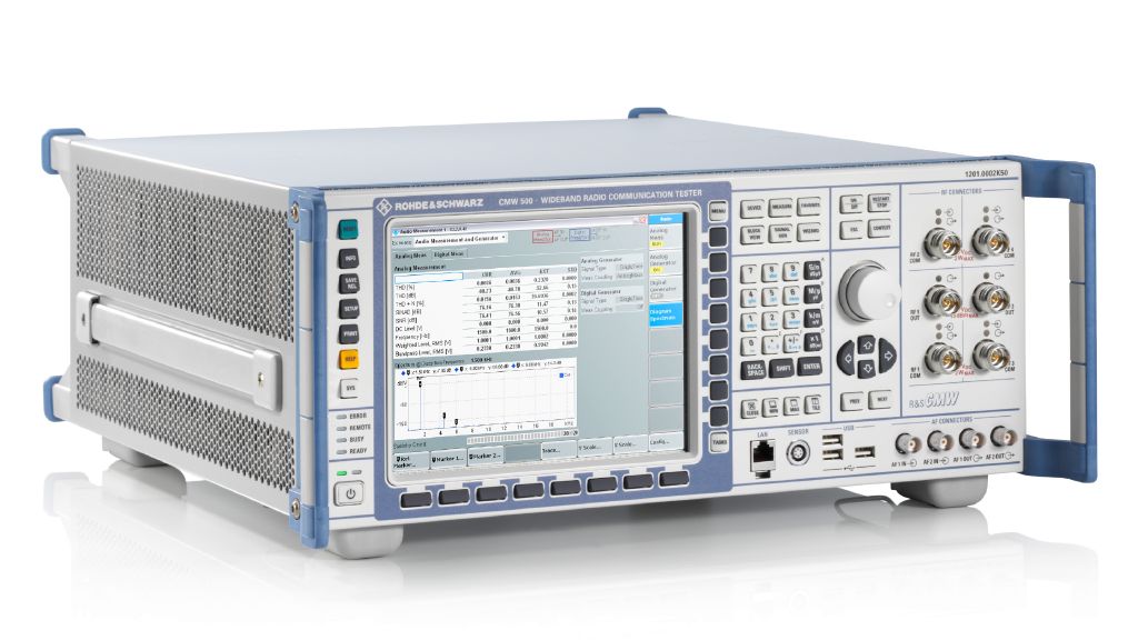 R&S CMW500 Широкополосный тестер радиосвязи сбоку
