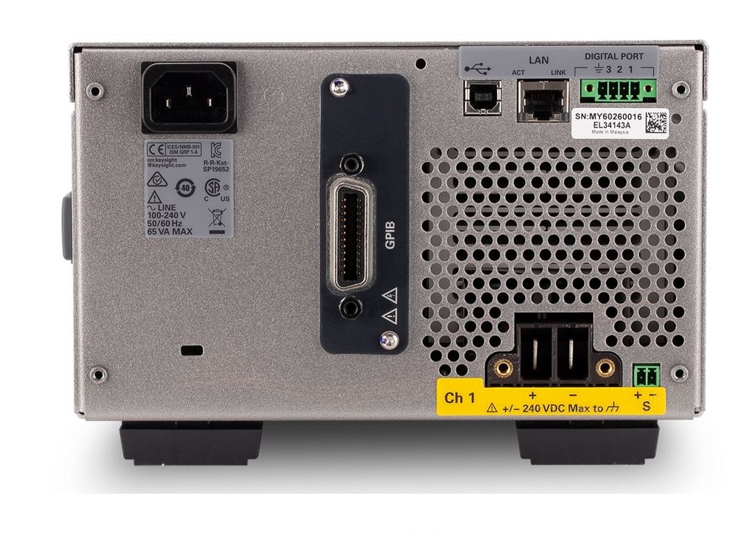 Keysight EL34143A Настольная электронная нагрузка 350 Вт, один вход 150 В, 60 А, 350 Вт