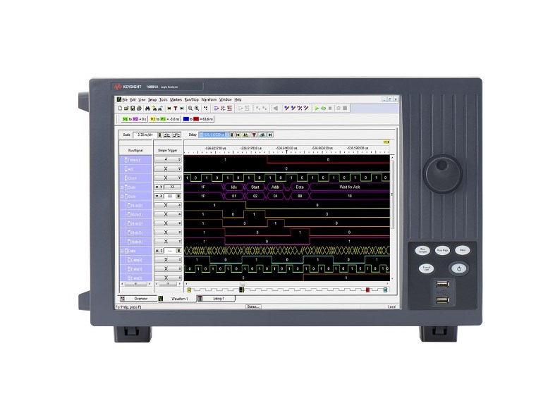 Keysight 16863A 102-канальный портативный логический анализатор