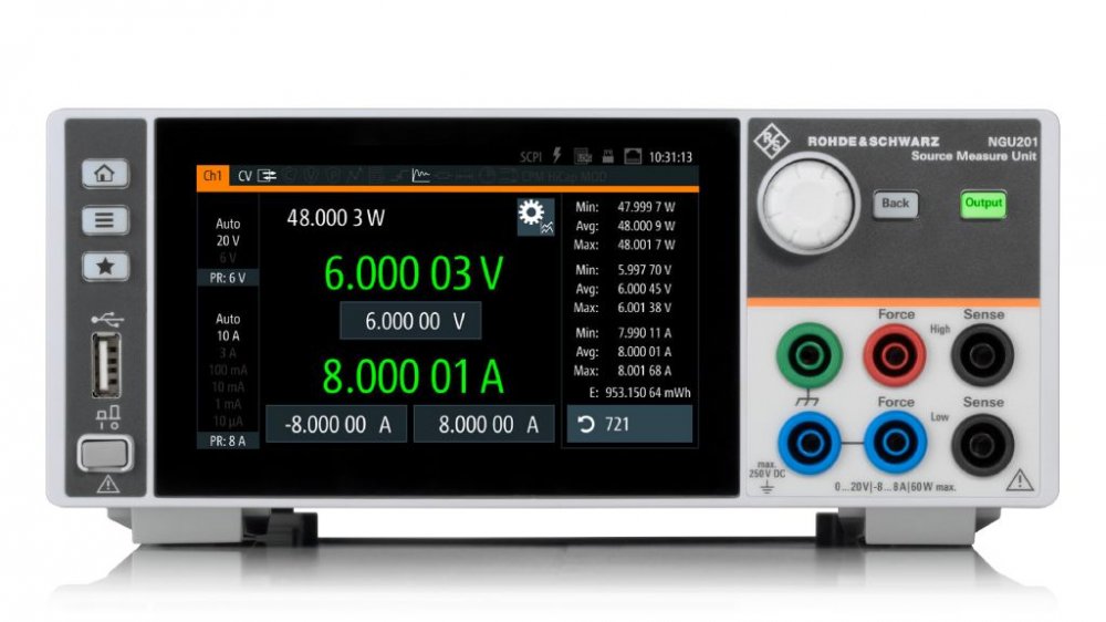 R&S NGU201 Одноканальный источник-измеритель