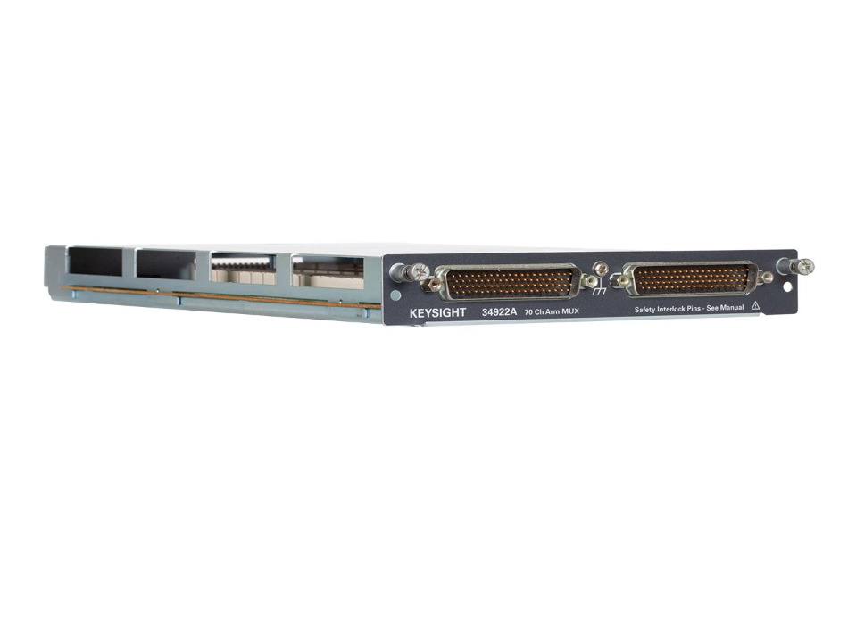 Keysight 34922A 70-канальный арматурный мультиплексор для 34980A
