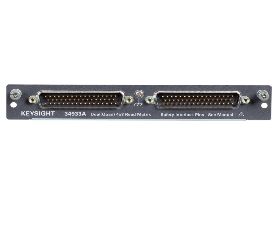 Keysight 34933A Двухканальная/четверная 4x8 герконовая матрица для 34980A