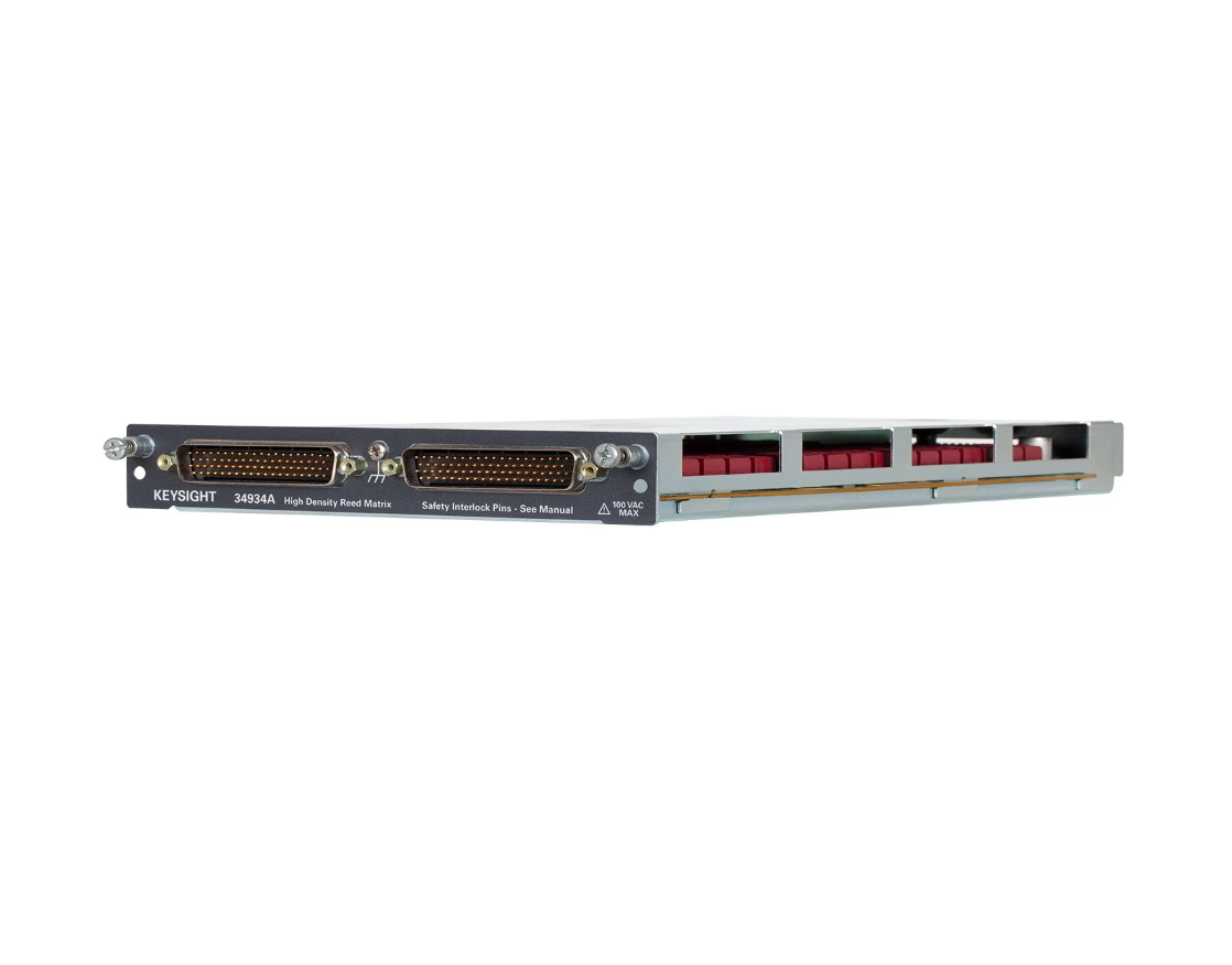 Keysight 34934A Четырехканальная герконовая матрица 4x32 для 34980A