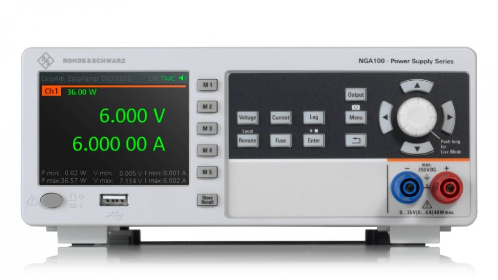 R&S NGA141 Источник питания постоянного тока 100 В, 2 А, 40 Вт