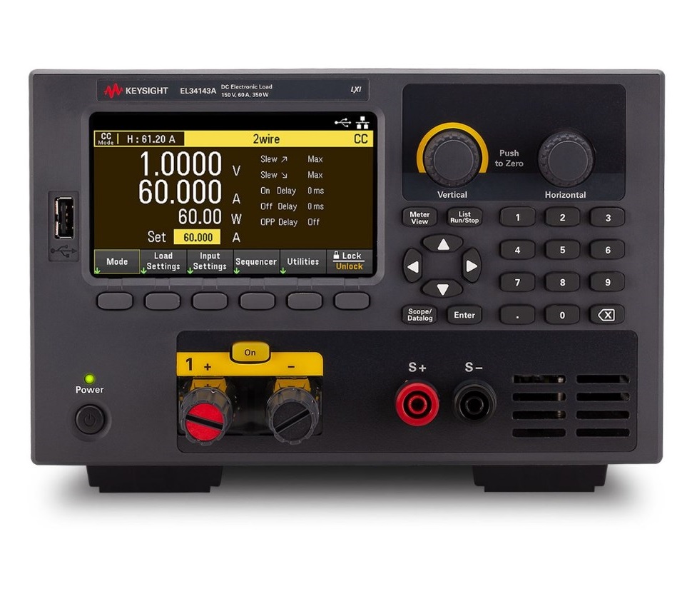 Keysight EL34143A Настольная электронная нагрузка 350 Вт, один вход 150 В, 60 А, 350 Вт