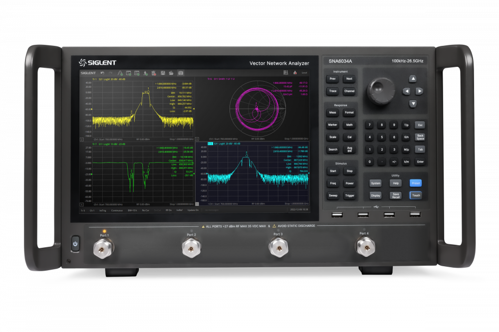 SIGLENT SNA6034A Векторный анализатор цепей 100 кГц - 26,5 ГГц, 4 порта