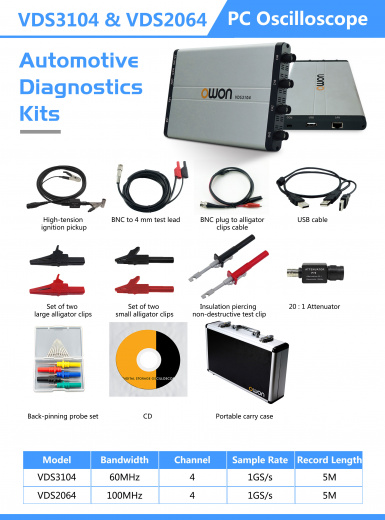 OWON Осциллограф VDS3104L c ADK