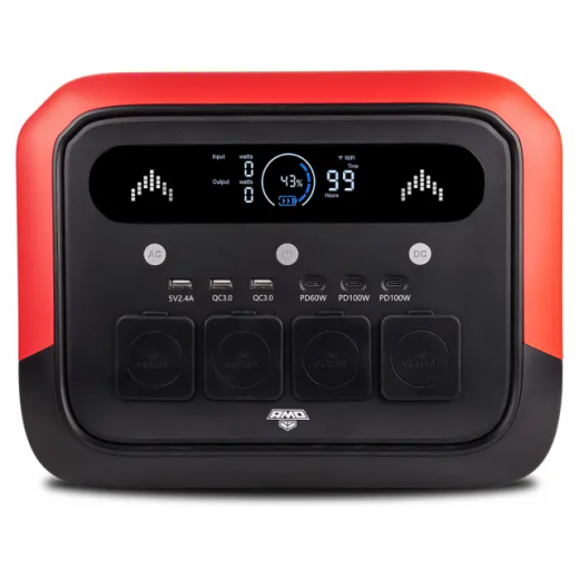 AMO PS 1200 Pro красная Портативная электростанция 1200 Вт
