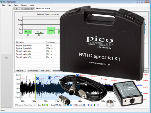 Pico Комплект PQ120 для диагностики Pico NVH Advanced kit в кейсе