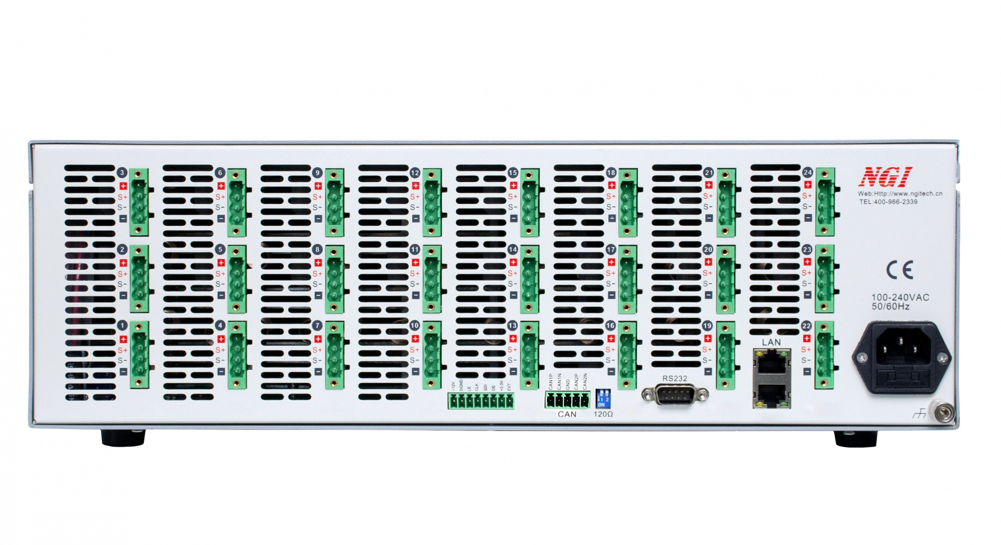 N83624 24-канальный имитатор аккумуляторной батареи