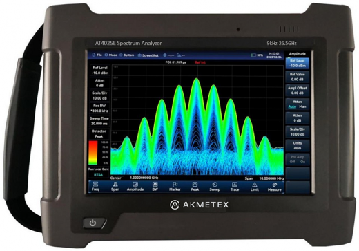 AkmeTech AT4025E Портативный анализатор спектра от 9 кГц до 26,5 ГГц