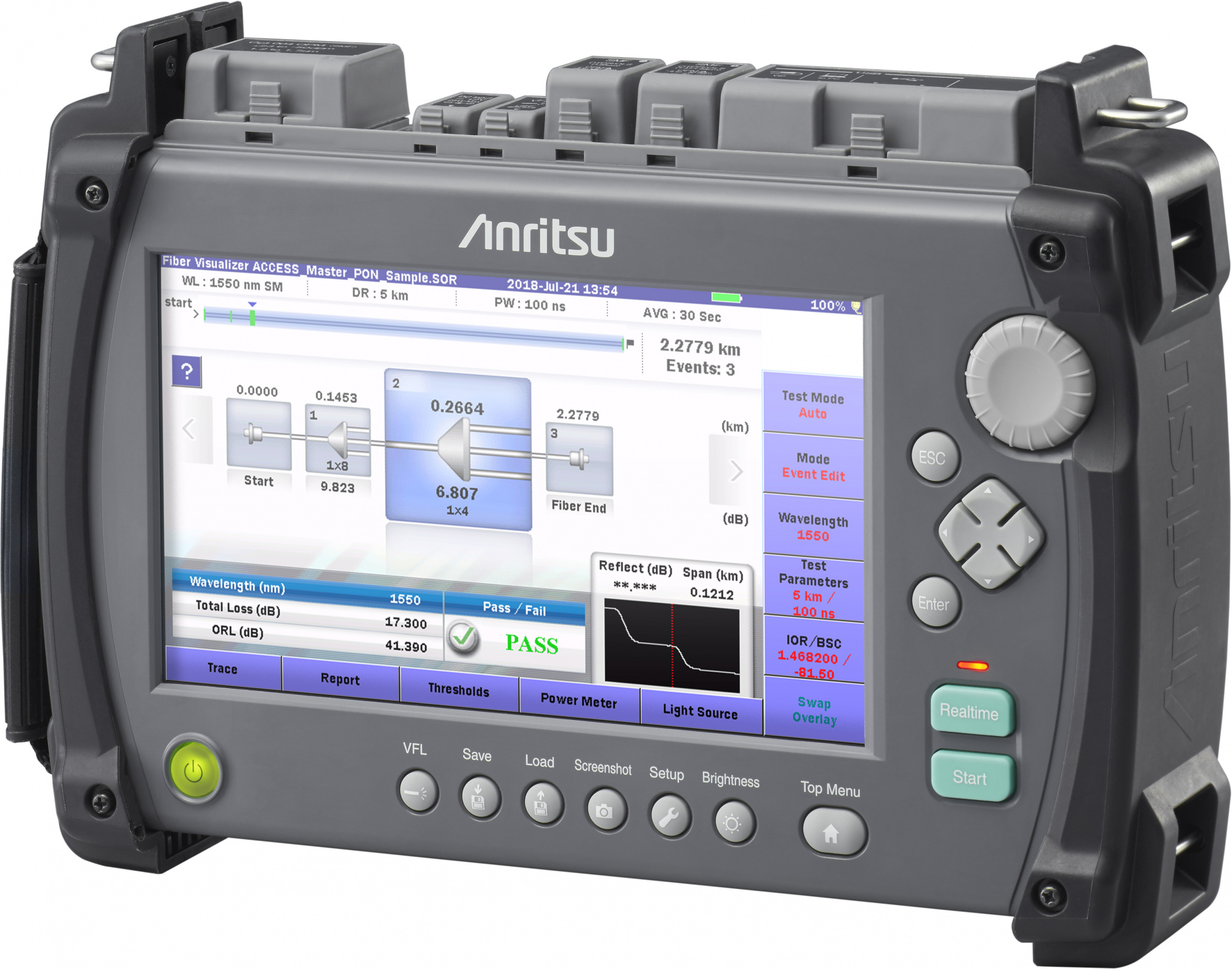Anritsu Рефлектометр оптический MT9085B с набором опций