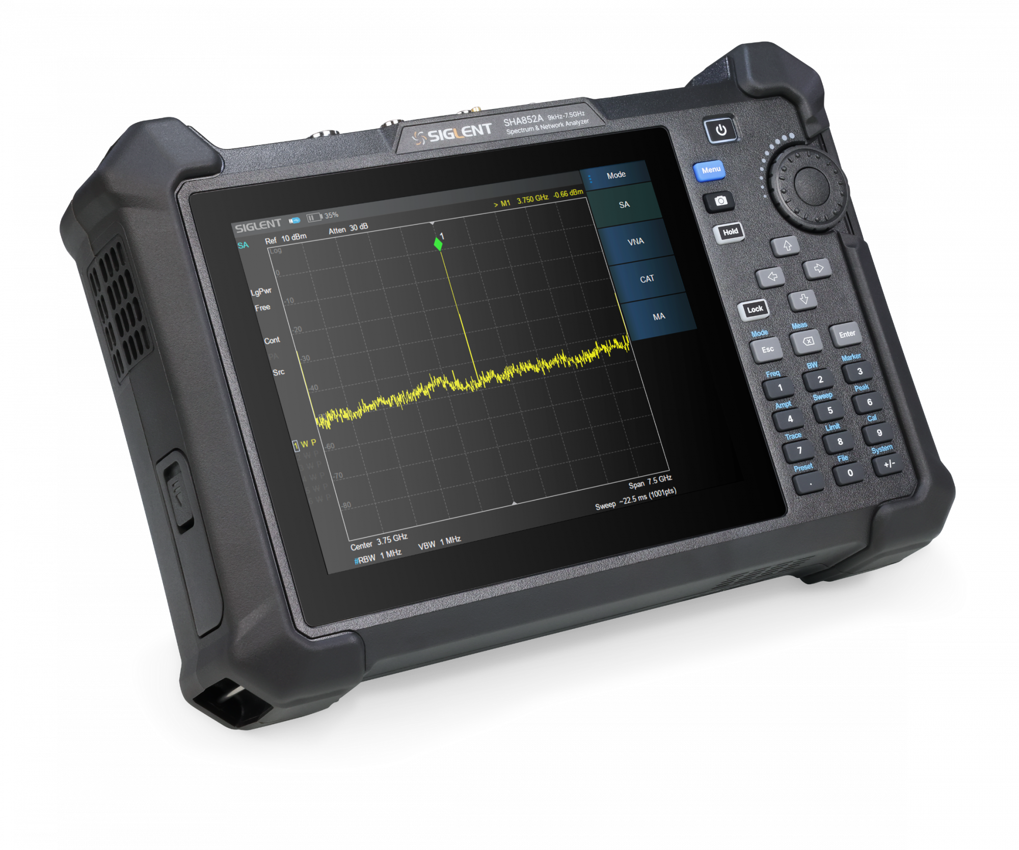 SIGLENT SHA852A Портативный спектральный и векторный анализатор цепей 7,5 ГГц