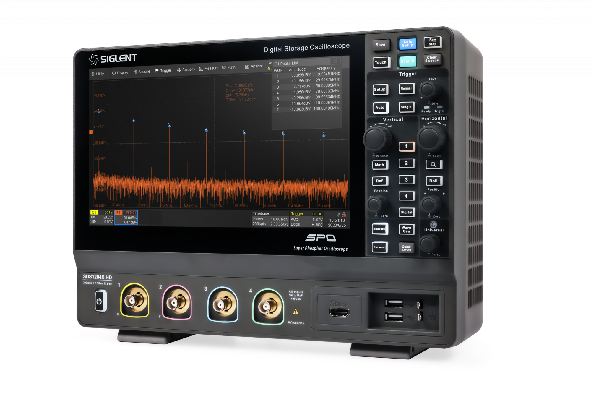SIGLENT SDS1204X HD Осциллограф цифровой запоминающий