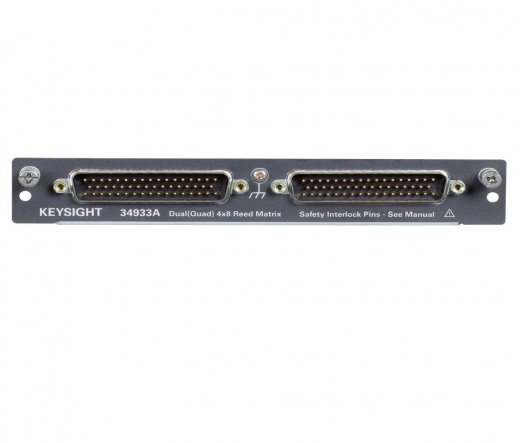 Keysight 34933A Двухканальная/четверная 4x8 герконовая матрица для 34980A