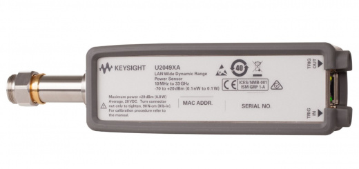 Keysight U2049XA Датчик пиковой и средней мощности LAN от 10 МГц до 33 ГГц